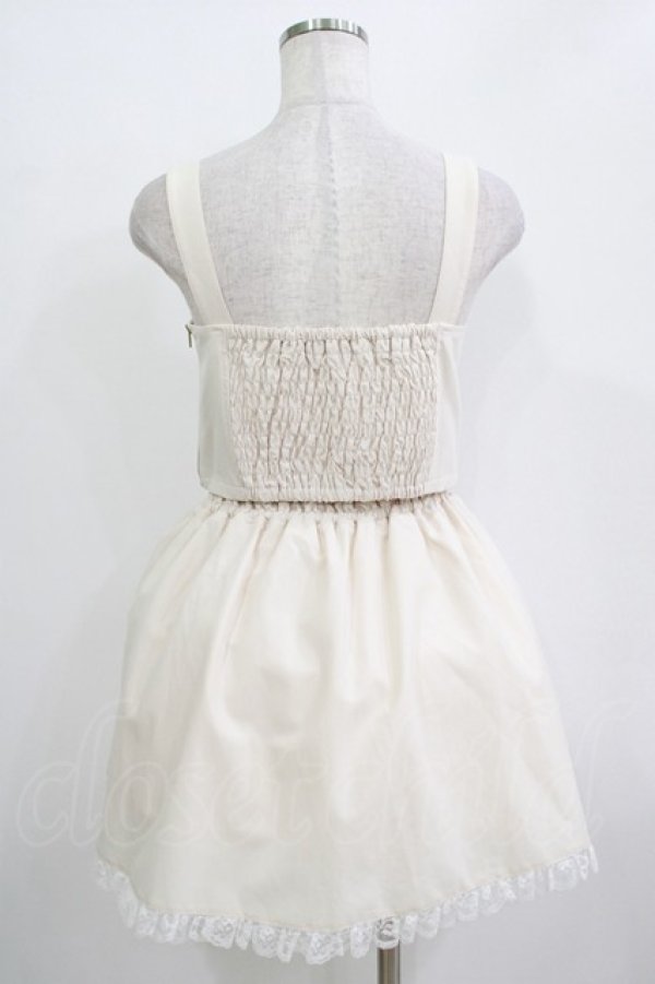 画像3: Ank Rouge / パールボタンビスチェ M オフ H-25-11-02-1043-CA-TO-NS-ZH (3)