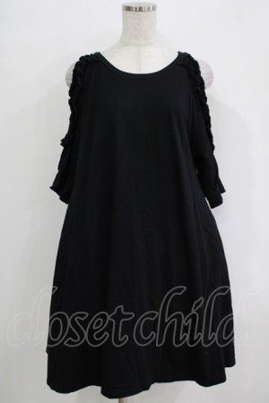 画像: Ank Rouge / バックスピンドルカットワンピース M ブラック H-25-11-02-1045-CA-OP-NS-ZH