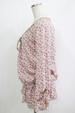画像2: LIZ LISA / 花柄トップス Free サックス H-25-11-02-1048-LO-TO-NS-ZH (2)