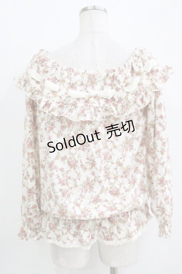 画像3: LIZ LISA / 花柄フリルトップス Free オフ H-25-11-02-1049-LO-TO-NS-ZH (3)