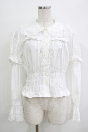 画像: BABY,THE STARS SHINE BRIGHT / ウエストシャーリングブラウス Free オフ H-25-11-02-1058-BA-BL-NS-ZH