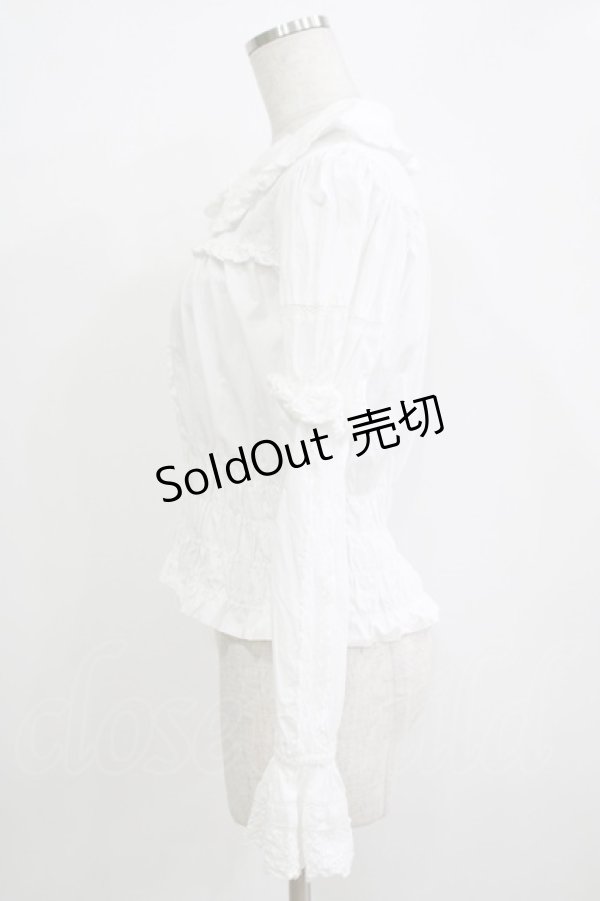 画像2: BABY,THE STARS SHINE BRIGHT / ウエストシャーリングブラウス Free オフ H-25-11-02-1058-BA-BL-NS-ZH (2)