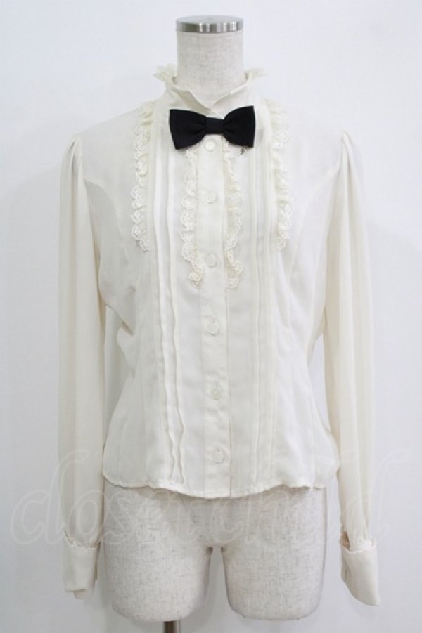 画像1: Innocent World / マエストロブラウス M 生成り H-25-11-02-1060-IW-BL-NS-ZH (1)