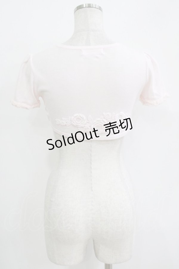 画像3: JESUS DIAMANTE / ローズレースボレロ Free ピンク H-25-11-02-1061-JE-TO-NS-ZH (3)