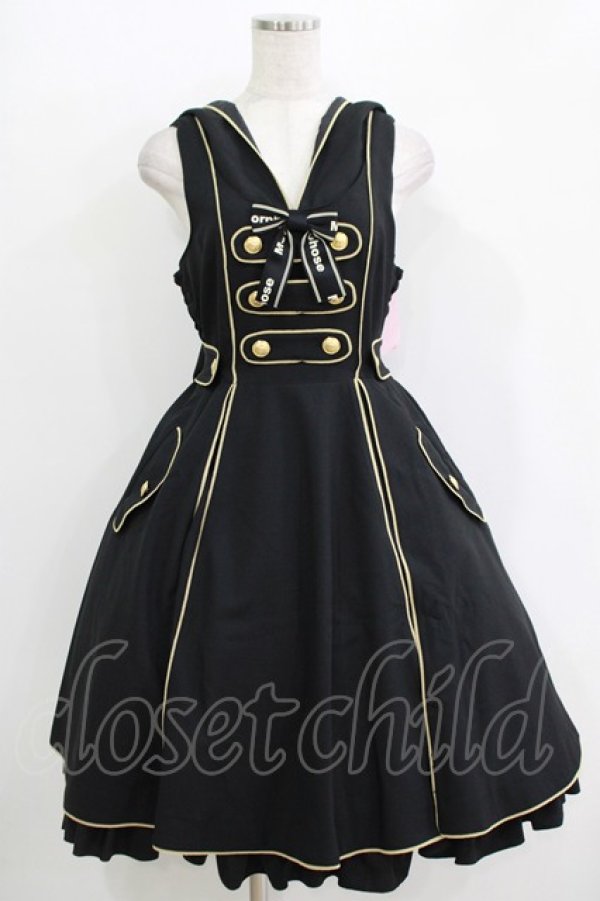 画像1: metamorphose / Magicalフード付きジャンパースカート サイズ1 ブラック H-25-11-02-1006-ME-OP-NS-ZH (1)