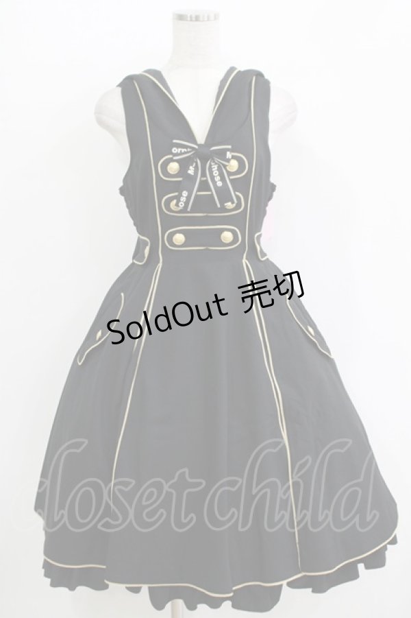 画像1: metamorphose / Magicalフード付きジャンパースカート サイズ1 ブラック H-25-11-02-1006-ME-OP-NS-ZH (1)