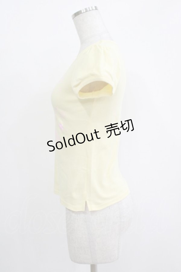 画像2: Angelic Pretty / ポニープリントTシャツ Free イエロー H-25-11-02-1069-AP-TS-NS-ZH (2)