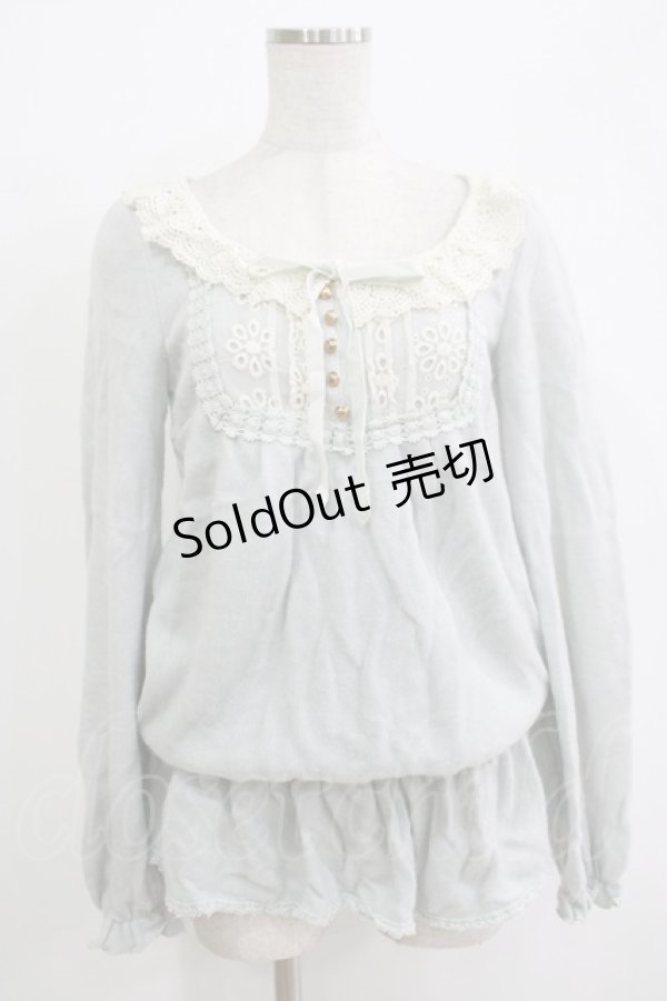 画像1: LIZ LISA / ヨーク切替トップス Free サックス H-25-11-02-1071-LO-TO-NS-ZH (1)