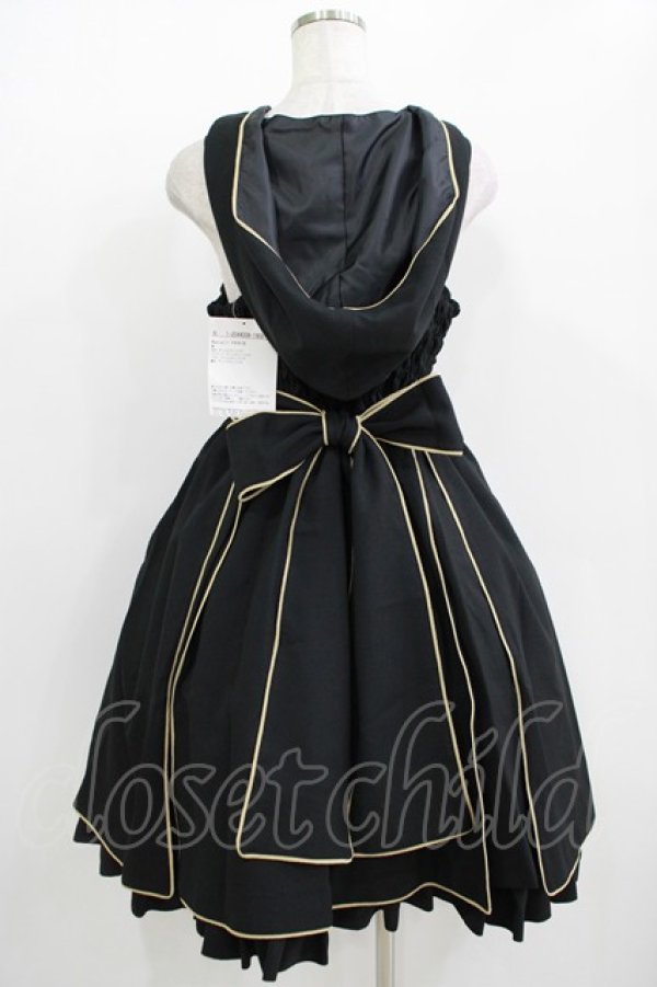 画像3: metamorphose / Magicalフード付きジャンパースカート サイズ1 ブラック H-25-11-02-1006-ME-OP-NS-ZH (3)