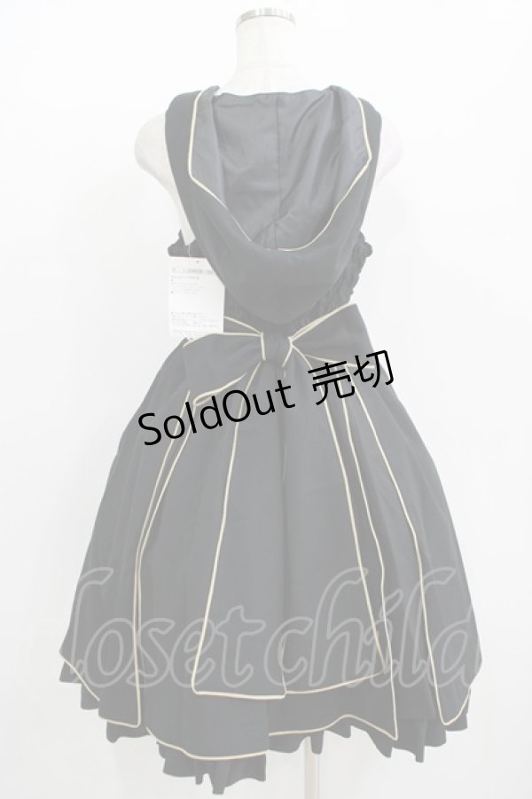 画像3: metamorphose / Magicalフード付きジャンパースカート サイズ1 ブラック H-25-11-02-1006-ME-OP-NS-ZH (3)