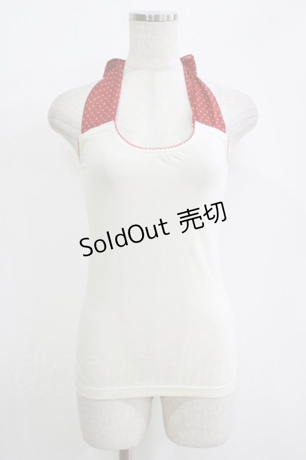 画像1: Fi.n.t / ホルターリボンキャミソール Free オフ H-25-11-02-1072-CA-TO-NS-ZH (1)