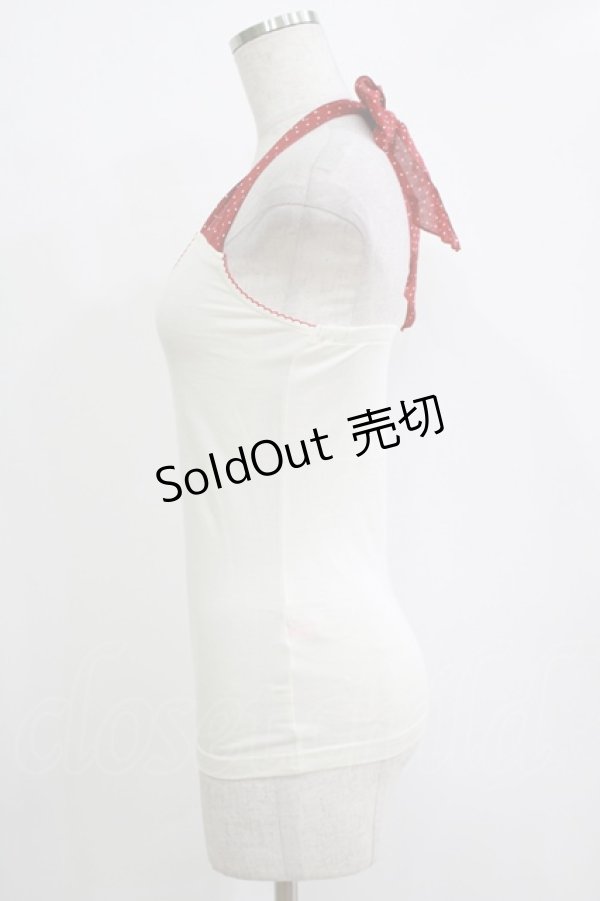 画像2: Fi.n.t / ホルターリボンキャミソール Free オフ H-25-11-02-1072-CA-TO-NS-ZH (2)