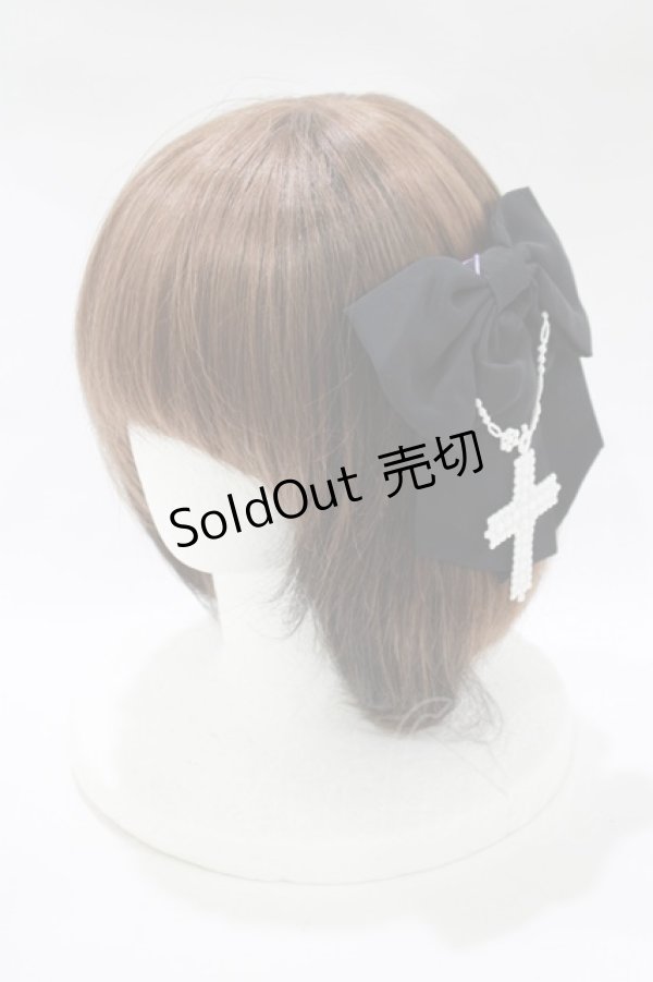 画像1: Angelic Pretty / Innocent Chorusクリップ  ブラック H-25-11-02-1074-AP-AC-NS-ZH (1)