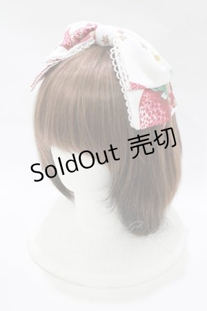 画像: Angelic Pretty / Royal Crown Berryカチューシャ  シロ H-25-11-02-1075-AP-AC-NS-ZH