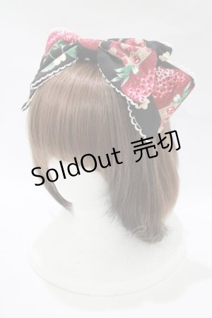 画像: Angelic Pretty / Royal Crown Berryカチューシャ  ブラック H-25-11-02-1077-AP-AC-NS-ZH