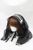画像1: Angelic Pretty / Holy Ribbonヘッドドレス  ブラック H-25-11-02-1078-AP-AC-NS-ZH (1)