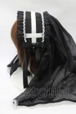 画像2: Angelic Pretty / Holy Ribbonヘッドドレス  ブラック H-25-11-02-1078-AP-AC-NS-ZH (2)