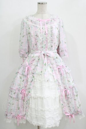 画像: Angelic Pretty / Secret Daisy Gardenワンピース Free サックス H-25-11-02-1008-AP-OP-NS-ZH