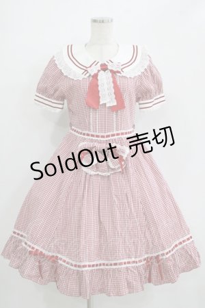画像: BABY,THE STARS SHINE BRIGHT / からみギンガムワンピース Free エンジ H-25-11-02-1009-BA-OP-NS-ZH