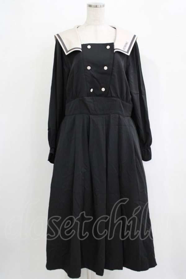 画像1: m petit by misako / サンリオキャラクターズコラボ クロミセーラーワンピース LL ブラック H-25-11-02-1011-LO-OP-NS-ZH (1)