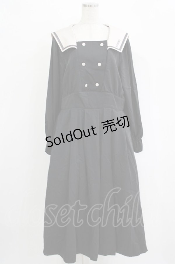 画像1: m petit by misako / サンリオキャラクターズコラボ クロミセーラーワンピース LL ブラック H-25-11-02-1011-LO-OP-NS-ZH (1)