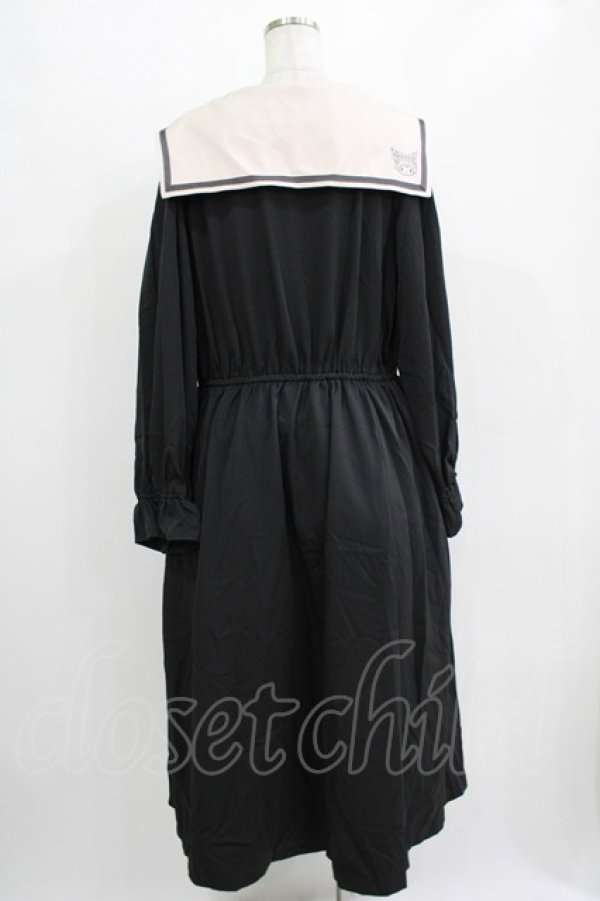 画像3: m petit by misako / サンリオキャラクターズコラボ クロミセーラーワンピース LL ブラック H-25-11-02-1011-LO-OP-NS-ZH (3)