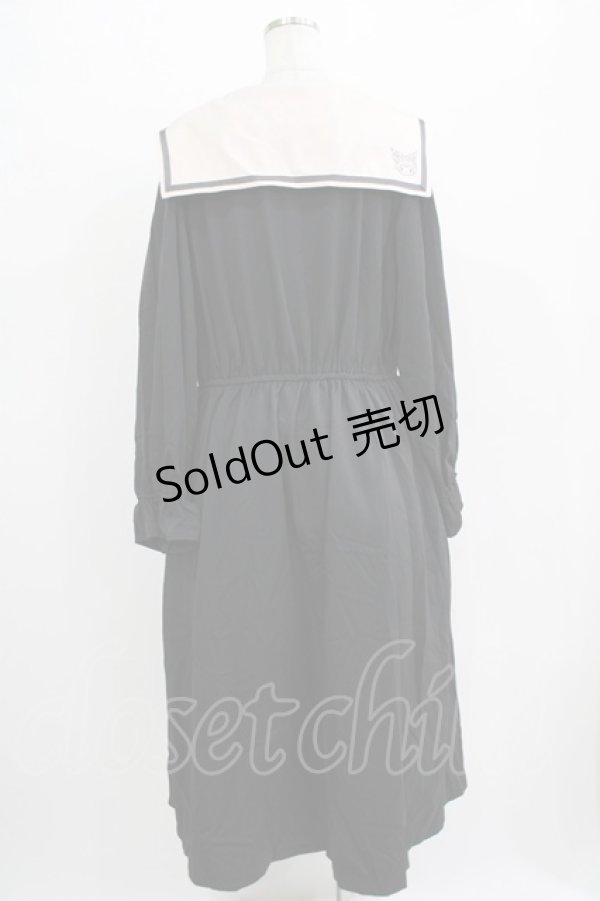 画像3: m petit by misako / サンリオキャラクターズコラボ クロミセーラーワンピース LL ブラック H-25-11-02-1011-LO-OP-NS-ZH (3)