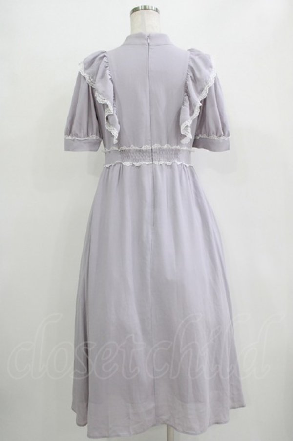 画像3: evelyn / ボウタイロングワンピース Free ブルー H-25-11-02-1014-LO-OP-NS-ZH (3)