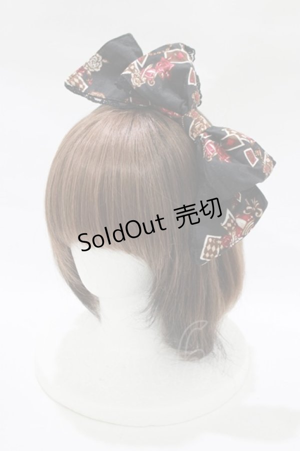 画像7: ALICE and the PIRATES / ワンダーラビットのマジカルトランプティーパーティ柄ジャンパースカートセット Free ブラック H-25-11-02-1001-PA-OP-NS-ZH (7)