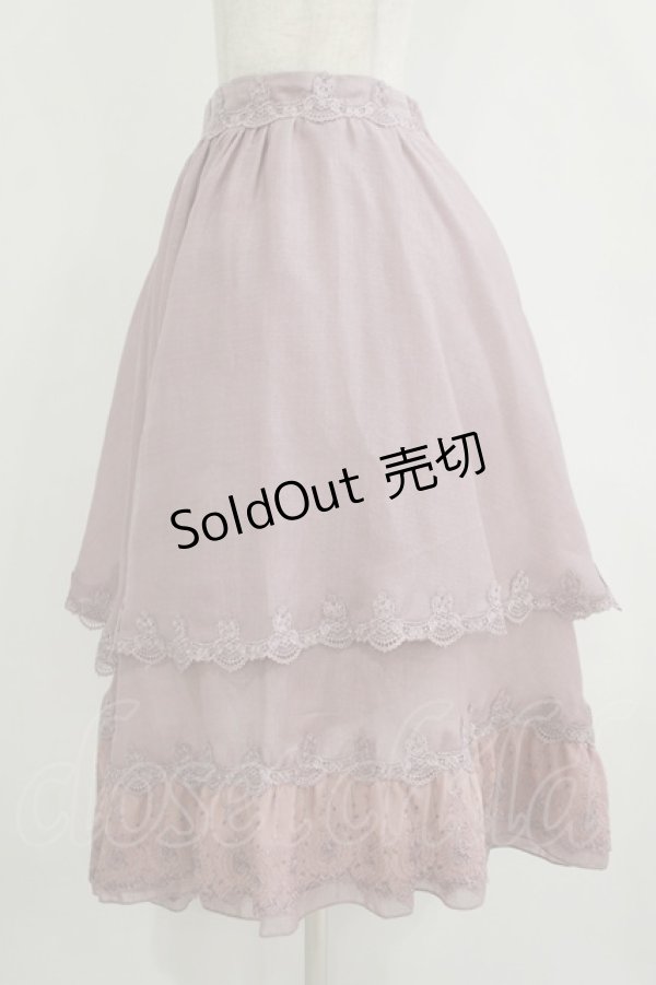 画像2: Hinana Queena / 菫の秘め事 スカート XL ラベンダー H-25-11-02-1021-PU-SK-NS-ZH (2)