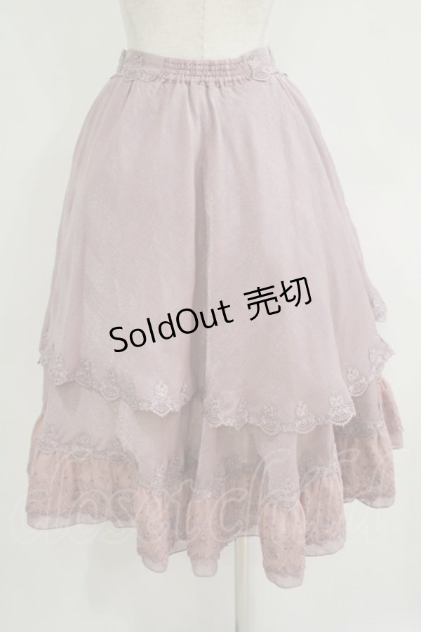 画像3: Hinana Queena / 菫の秘め事 スカート XL ラベンダー H-25-11-02-1021-PU-SK-NS-ZH (3)