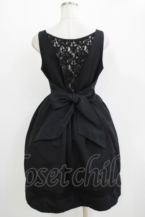 画像3: an another angelus / スカラップジャンパースカート Free ブラック H-25-11-02-1024-CA-OP-NS-ZH (3)