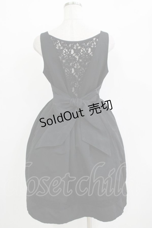 画像3: an another angelus / スカラップジャンパースカート Free ブラック H-25-11-02-1024-CA-OP-NS-ZH (3)