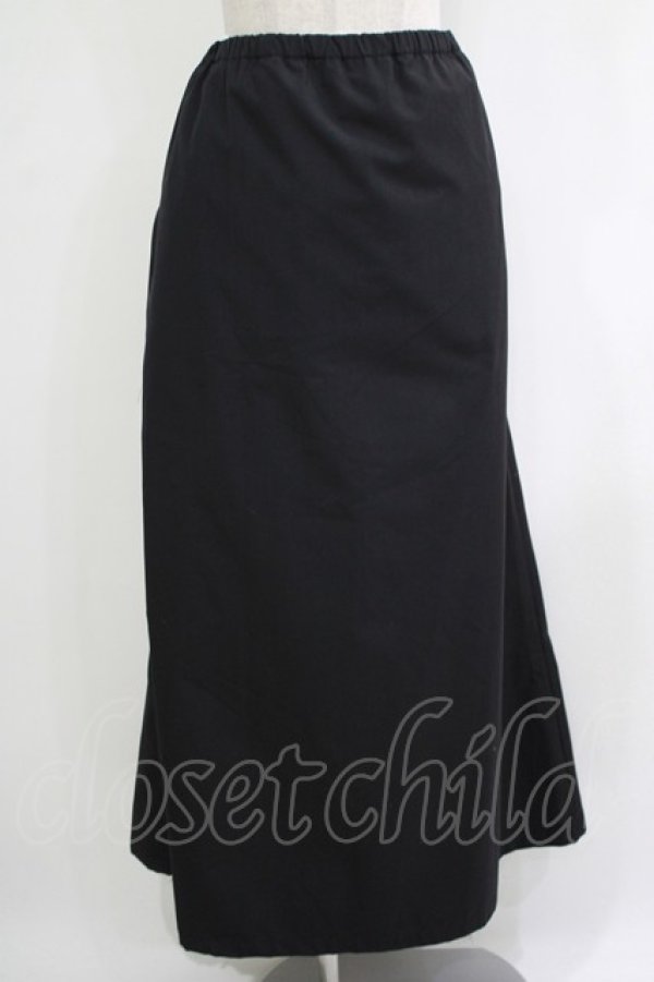 画像1: h.NAOTO / サイドZIPメッシュ切替スカート  黒 H-25-11-03-026-HN-SK-KB-ZH (1)