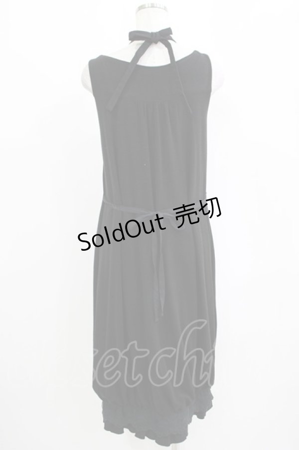 画像3: GRAMM / チュールレースバルーンワンピース  黒 H-25-11-03-028-HN-OP-KB-ZH (3)