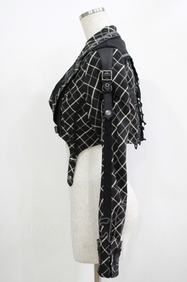 画像2: OZZ ANGELO / ローズハンティングショートジャケット  黒 H-25-11-03-032-OO-JA-KB-ZH (2)