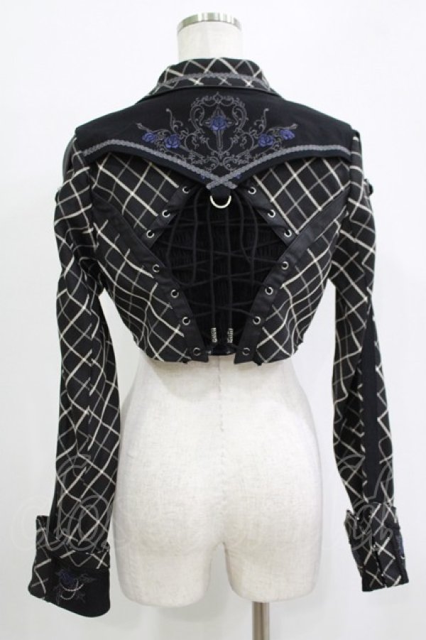 画像3: OZZ ANGELO / ローズハンティングショートジャケット  黒 H-25-11-03-032-OO-JA-KB-ZH (3)