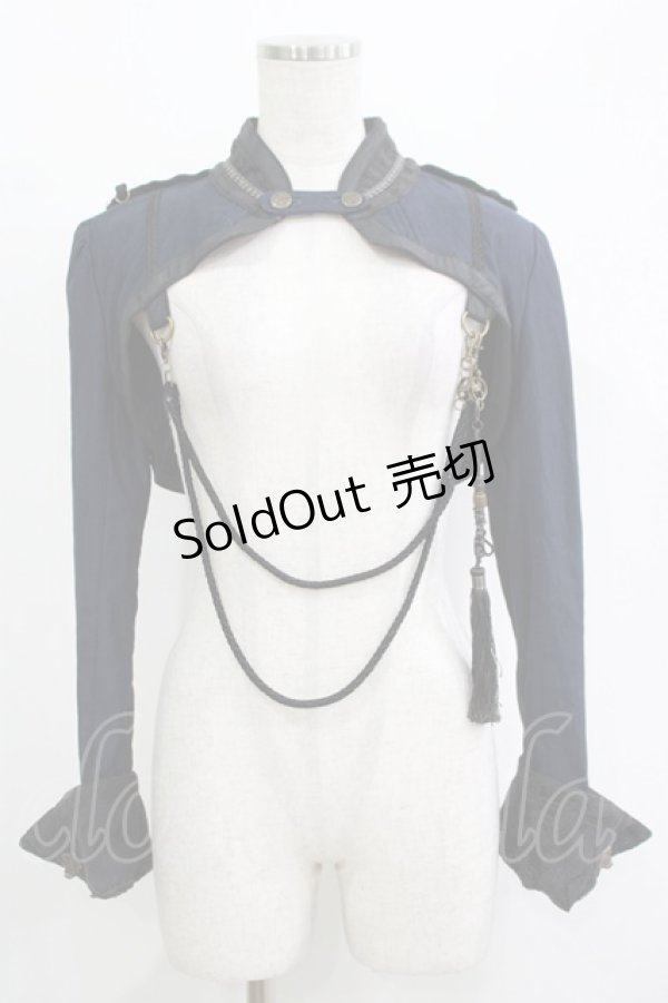 画像1: Ozz oneste / ショートジャケット  紺 H-25-11-03-033-OO-JA-KB-ZH (1)