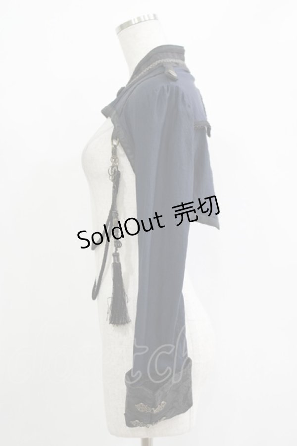 画像2: Ozz oneste / ショートジャケット  紺 H-25-11-03-033-OO-JA-KB-ZH (2)