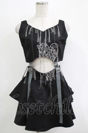 画像: dependoll / Heart spider setup (skirt)  ブラック H-25-11-03-036-LO-OP-KB-ZH