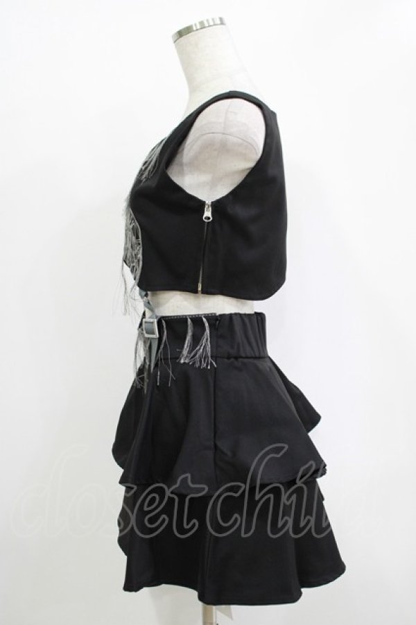 画像2: dependoll / Heart spider setup (skirt)  ブラック H-25-11-03-036-LO-OP-KB-ZH (2)