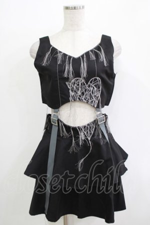 画像: dependoll / Heart spider setup (skirt)  ブラック H-25-11-03-037-LO-OP-KB-ZH