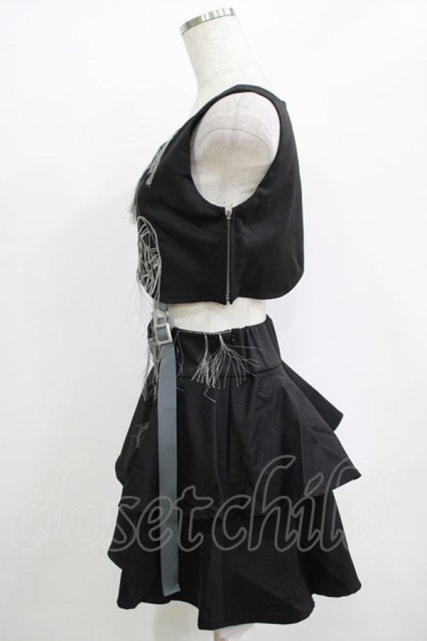画像2: dependoll / Heart spider setup (skirt)  ブラック H-25-11-03-037-LO-OP-KB-ZH (2)