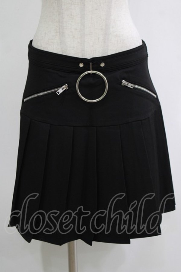 画像1: KILL STAR / No Lip Pleated Skirt  ブラック H-25-11-03-039-SL-SK-KB-ZH (1)