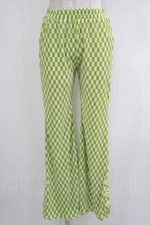 画像: Candy Stripper / EASY FLARE CHINA PANTS  ライトグリーン H-25-11-03-041-PU-PA-KB-ZH