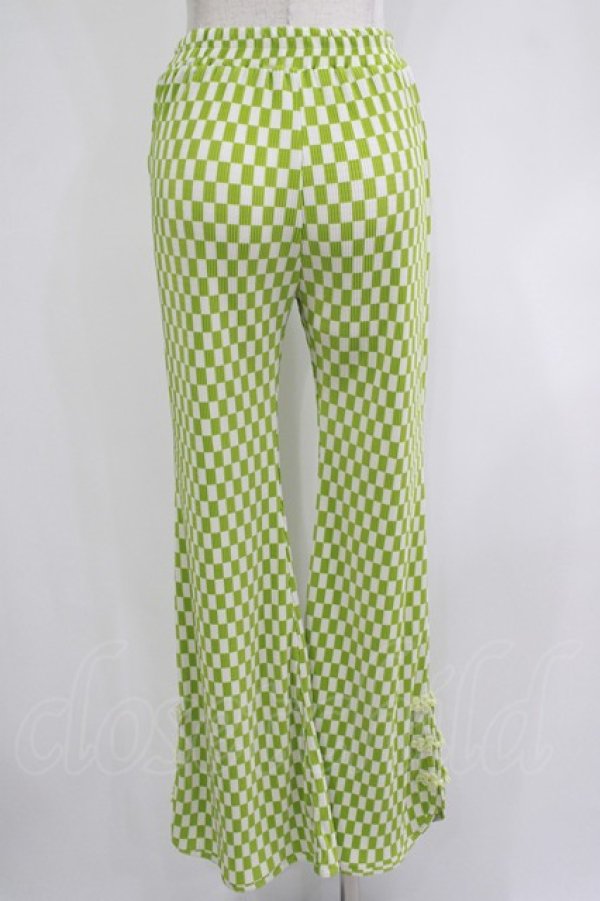 画像3: Candy Stripper / EASY FLARE CHINA PANTS  ライトグリーン H-25-11-03-041-PU-PA-KB-ZH (3)
