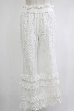 画像: Candy Stripper / LACY PANTS  ホワイト H-25-11-03-042-PU-PA-KB-ZH