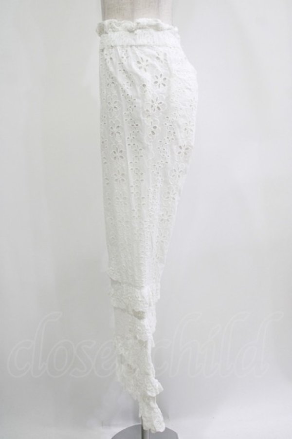 画像2: Candy Stripper / LACY PANTS  ホワイト H-25-11-03-042-PU-PA-KB-ZH (2)