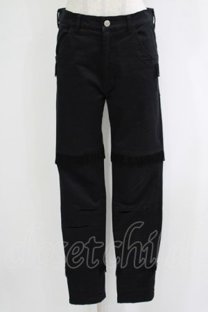 画像: MILKBOY / フリンジPANTS  黒 H-25-11-03-044-MB-PA-KB-ZH