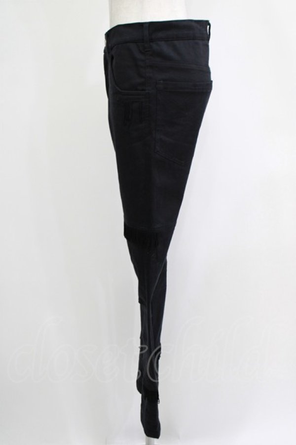 画像2: MILKBOY / フリンジPANTS  黒 H-25-11-03-044-MB-PA-KB-ZH (2)